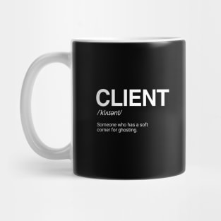 Funny Client Definition Mug